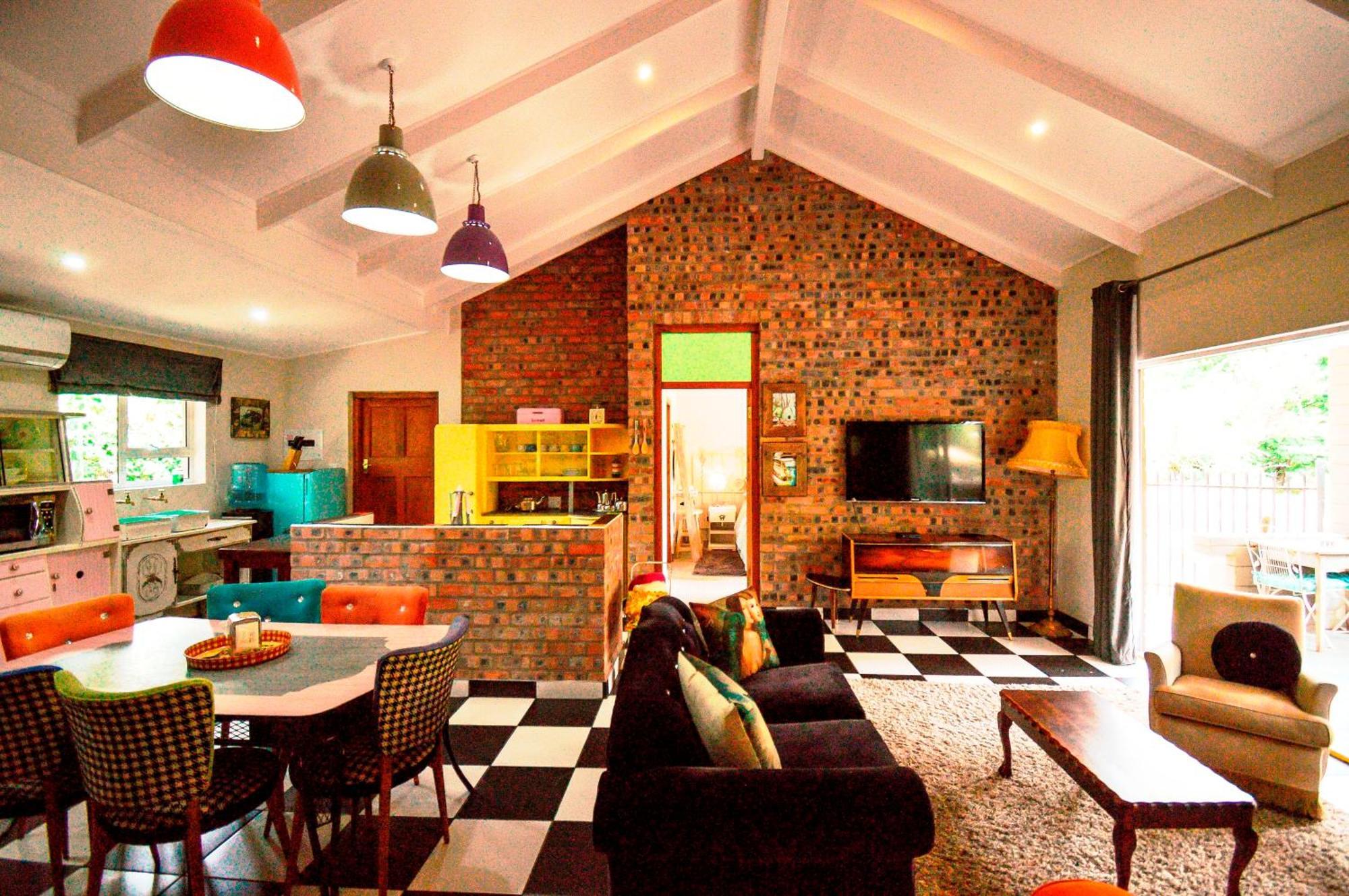 Mont Rouge Hotel Clarens Bagian luar foto